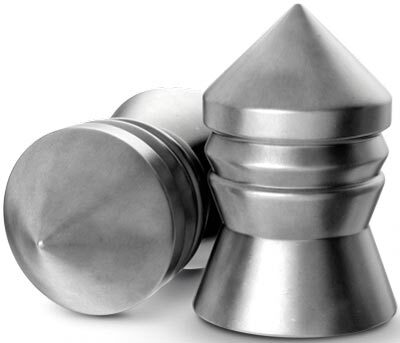 Пули пневматические H&N Silver Point. Кал. 6.35 мм. Вес - 1.58 г. 150 шт/уп