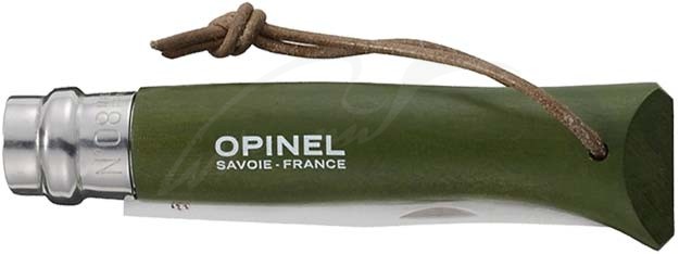 Нож Opinel Trekking №8 Inox. Цвет - зеленый