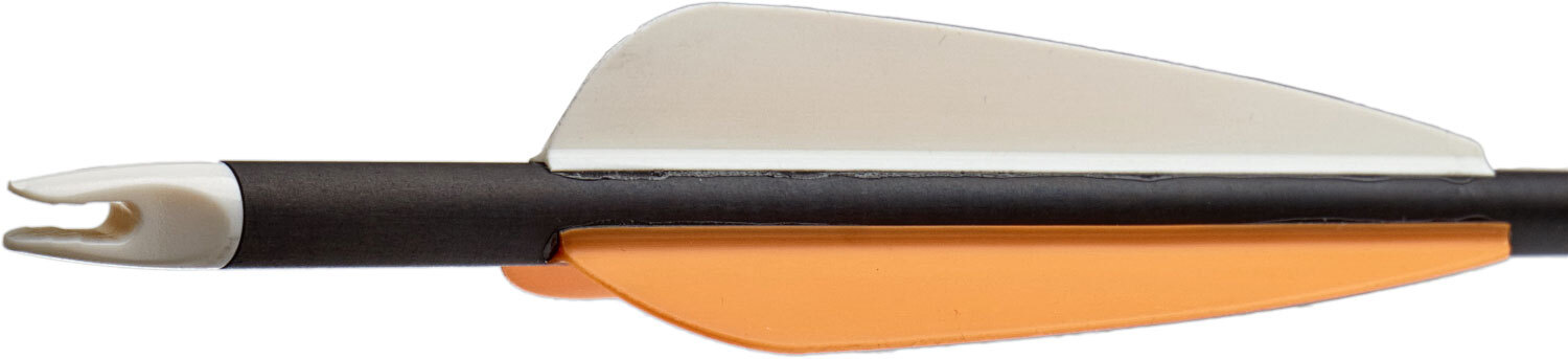 Стрела для лука Man Kung MK-CA28. Карбон. Цвет - черный