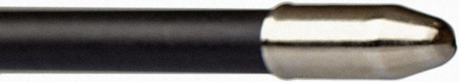 Стрела для лука Man Kung MK-FA28. Фиберглас. Цвет - черный