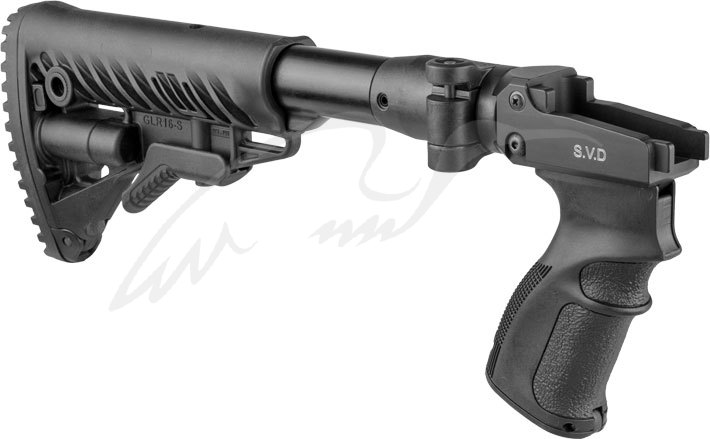 Приклад c адаптером приклада FAB Defense М4 для СВД