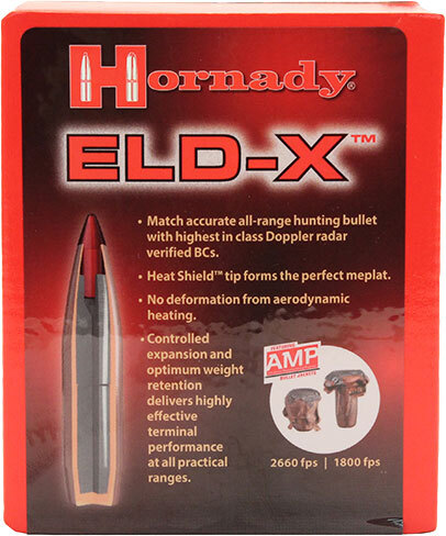 Пуля Hornady ELD-X кал. 6.5 мм масса 143 гр (9.3 г) 100 шт