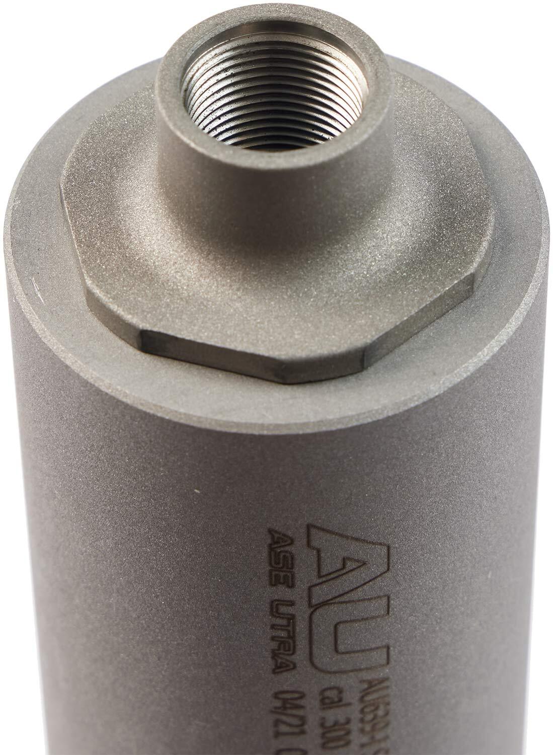 Саундмодератор Ase Utra SL9i (облегченный) .300-.338 (под кал. 9,3x62; 9,3х64; 9,3x74 R; 300 Win Mag; 338 Win Mag и 338 Lapua Mag). Резьба - M15x1.