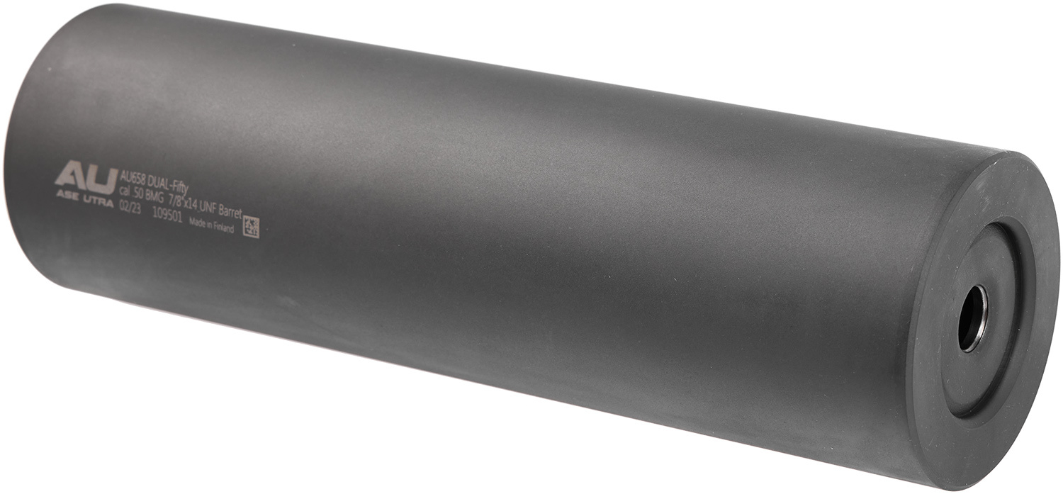 Саундмодератор Ase Utra DUAL-Fifty (под кал. 50 BMG). Резьба - 7/8"-14 UNF (в карабинах Barrett).