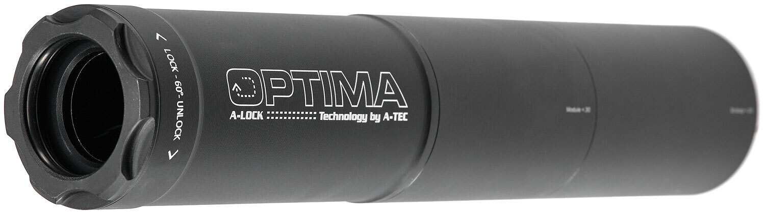 Саундмодератор A-TEC Optima-45 быстросъемный. Кал. - .30 (под кал. 270 Win; 7x64; 308 Win и 30-06). Резьба - A-Lock Mini