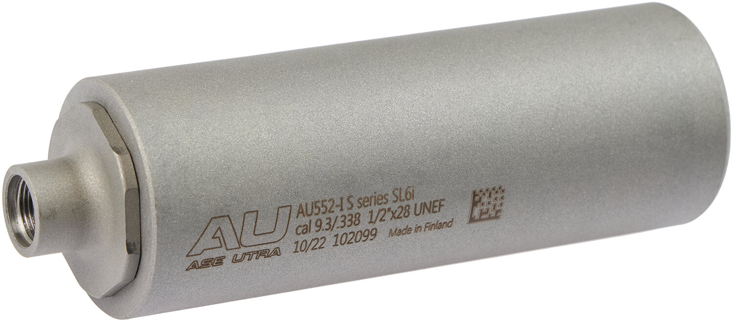 Саундмодератор Ase Utra SL6i (облегченный) .338/9.3 (под кал. 9х21). Резьба - 1/2"х28 (для KRISS Vector)