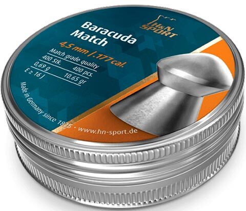 Пули пневматические H&N Baracuda Match кал. 4.52 мм 0.69 г 400 шт/уп