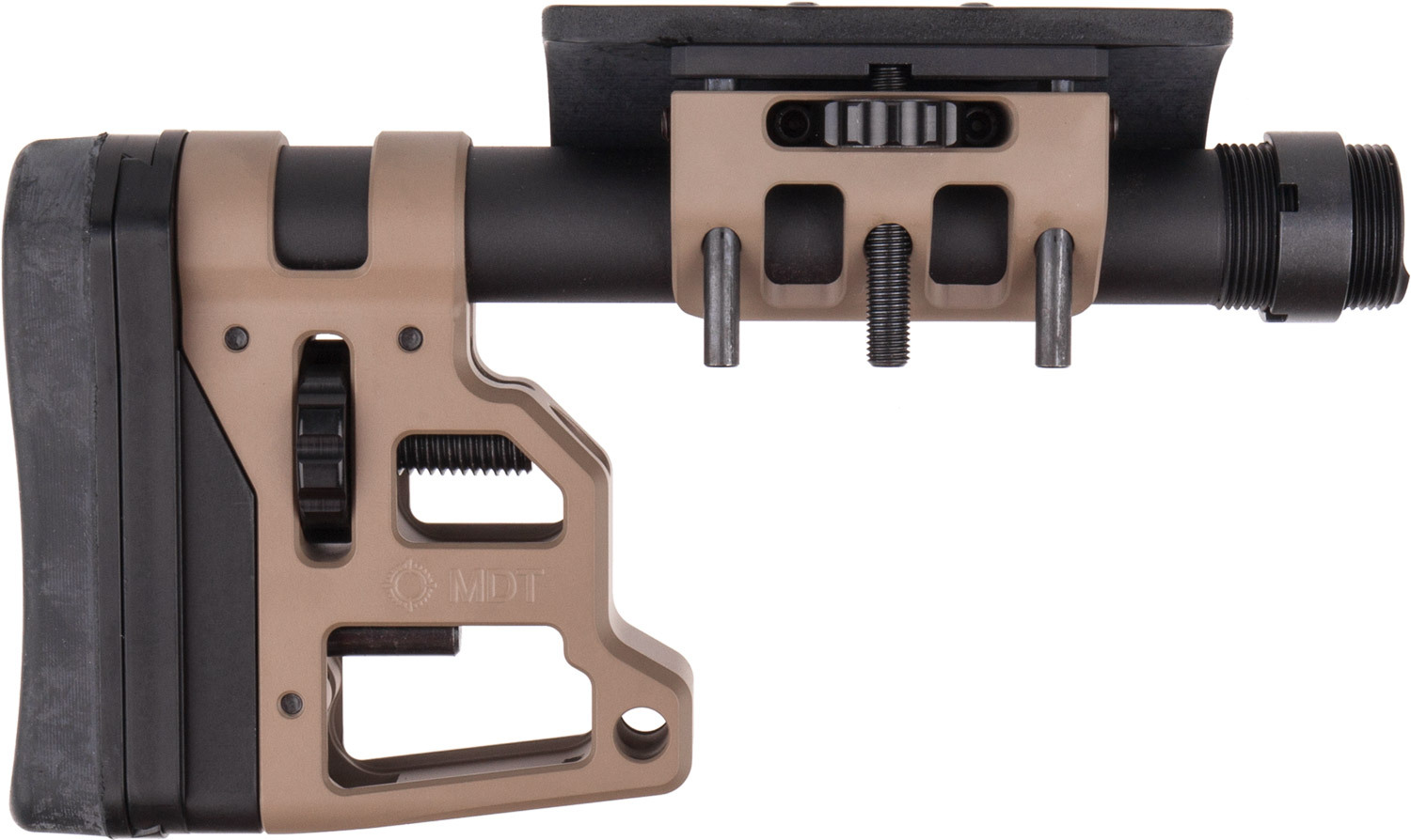 Приклад MDT Skeleton Carbine Stock 9.75’’. Материал - алюминий. Цвет - песочный