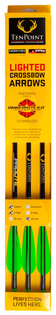 Стрелы для арбалета TenPoint Pro Elite Carbon Lighted 20" 442gr 3шт/уп
