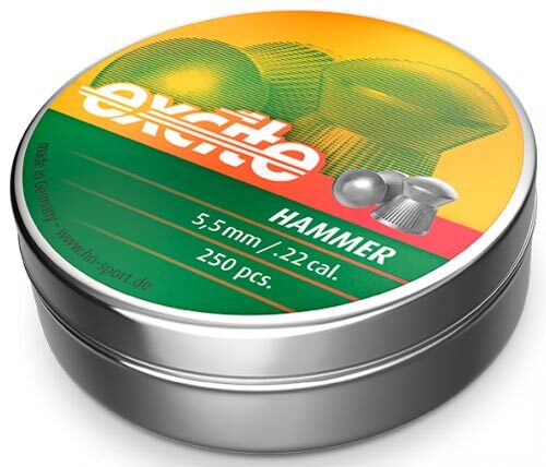 Пули пневматические H&N Excite Hammer. Кал. 5.5 мм. Вес - 0.94 г. 250 шт/уп