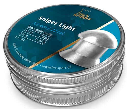 Пули пневматические H&N Field Target Trophy. Кал. 5.5 мм. Вес - 0.91 г. 250 шт/уп