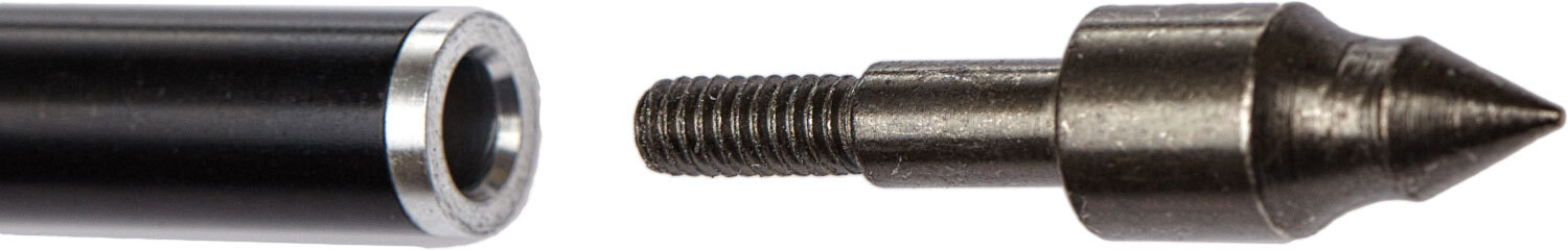 Стрела для лука Man Kung MK-AAL30. Алюминий. Черный