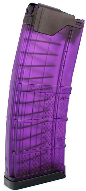 Магазин Lancer L5AWM кал. 223 Rem. Фиолетовый. Емкость - 30 патронов.