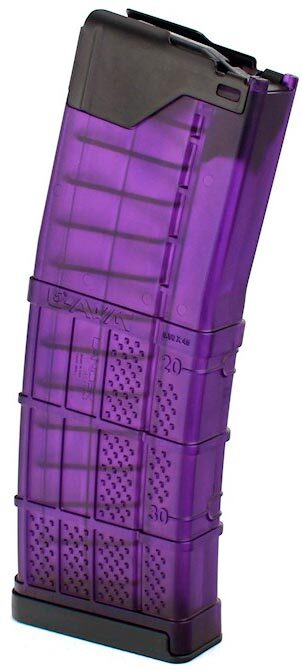 Магазин Lancer L5AWM кал. 223 Rem. Фиолетовый. Емкость - 30 патронов.