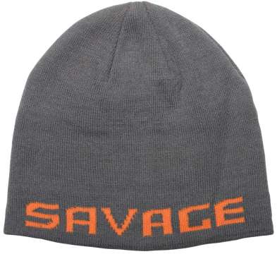 Шапка Savage Gear Logo Beanie One size ц:rock grey/orange