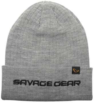 Шапка Savage Gear Fold-Up Beanie One size ц:light grey melange