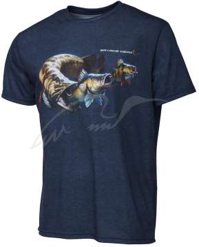 Футболка Savage Gear Cannibal T-Shirt ц:blue