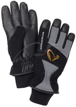 Перчатки Savage Gear Thermo Pro Glove ц:grey/black