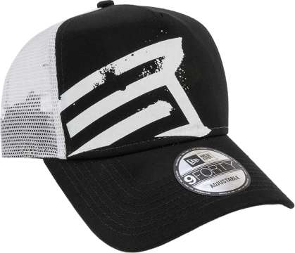 Кепка Savage Trucker hat W/WHITE Savage logo ц:белый/черный
