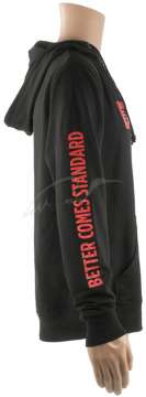 Реглан Savage Long sleeve hooded T-Shirt с капюшоном ц:черный