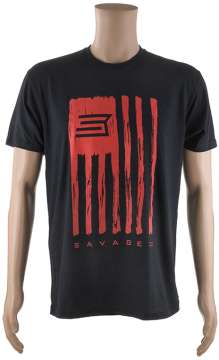 Футболка Savage Short sleeve T-Shirt/Savage Flag ц:черный