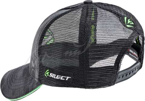Кепка Select зеленое лого ц:pattern black