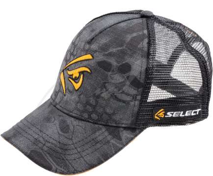 Кепка Select оранжевое лого ц:pattern black