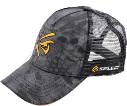 Кепка Select оранжевое лого ц:pattern black