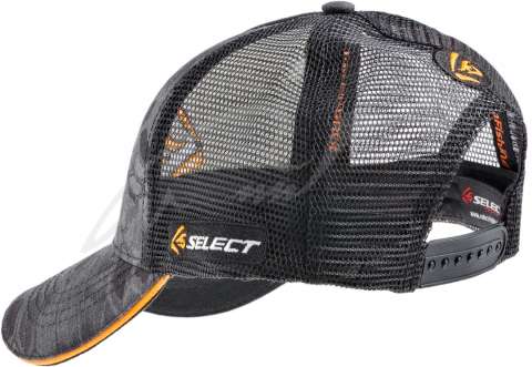 Кепка Select оранжевое лого ц:pattern black