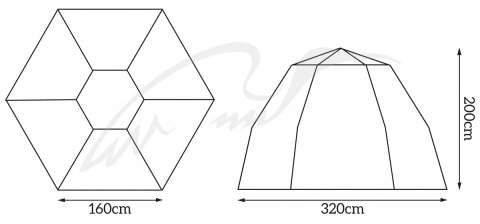 Палатка Rod Hutchinson Cabrio Club House