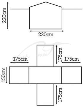 Палатка Rod Hutchinson Cabrio Cookhouse Deluxe