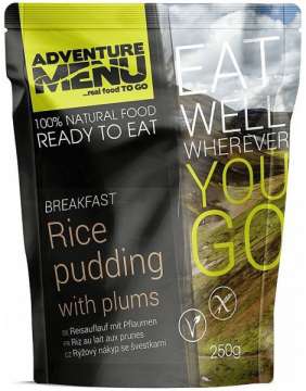 Рисовый пудинг со сливами Adventure Menu