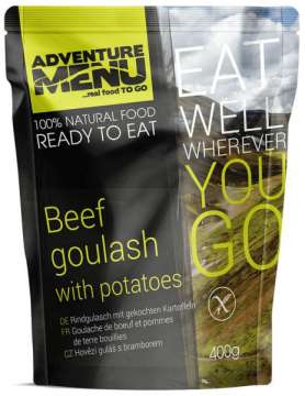 Гуляш из говядины с отварным картофелем Adventure Menu