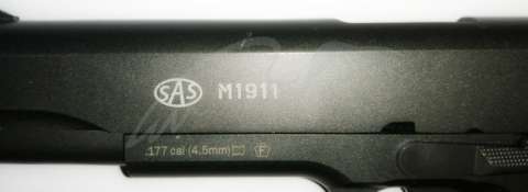 Пістолет пневм. SAS M1911 Pellet кал. 4.5 мм