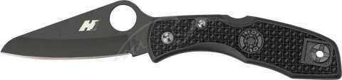 Ніж Spyderco Salt 1 black blade plain