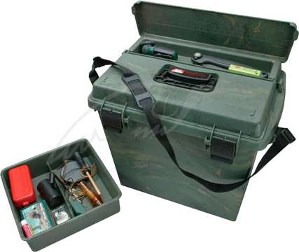 Коробка універсальна MTM Sportsmen’s Plus Utility Dry Box з плечовим ременем. Колір - камуфляж