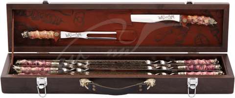 Набор шампуров R.A. "Охотничий" BIG кейс