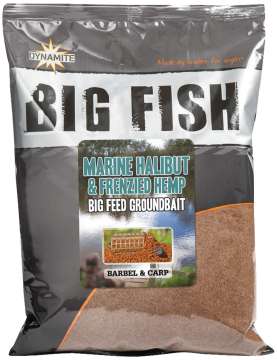 Прикормка Dynamite Baits Marine Halibut & Hemp Groundbait 1.8kg