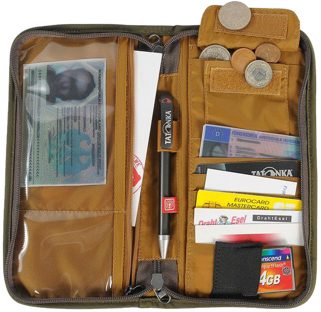 Кошелек Tatonka Travel Zip L RFID B olive