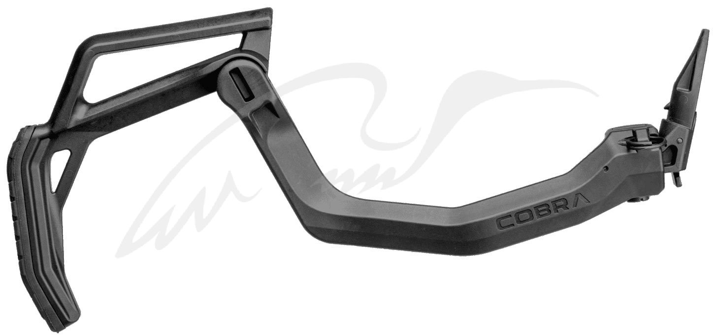 Приклад FAB Defense COBRA для Glock 17/19 складной. Цвет - черный.