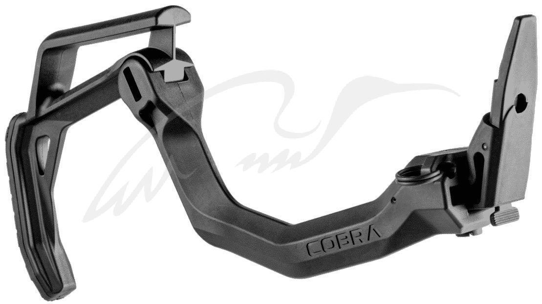 Приклад FAB Defense COBRA для Glock 17/19 складной. Цвет - черный.