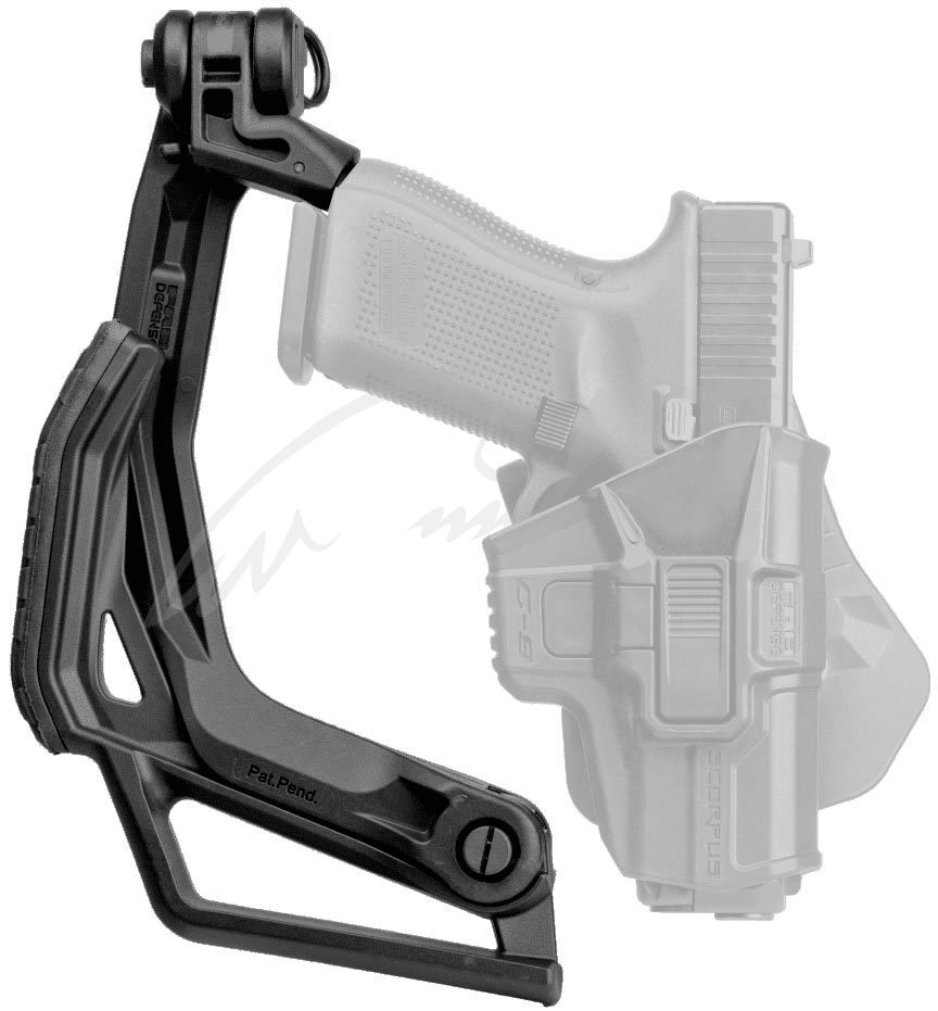 Приклад FAB Defense COBRA для Glock 17/19 складной. Цвет - черный.