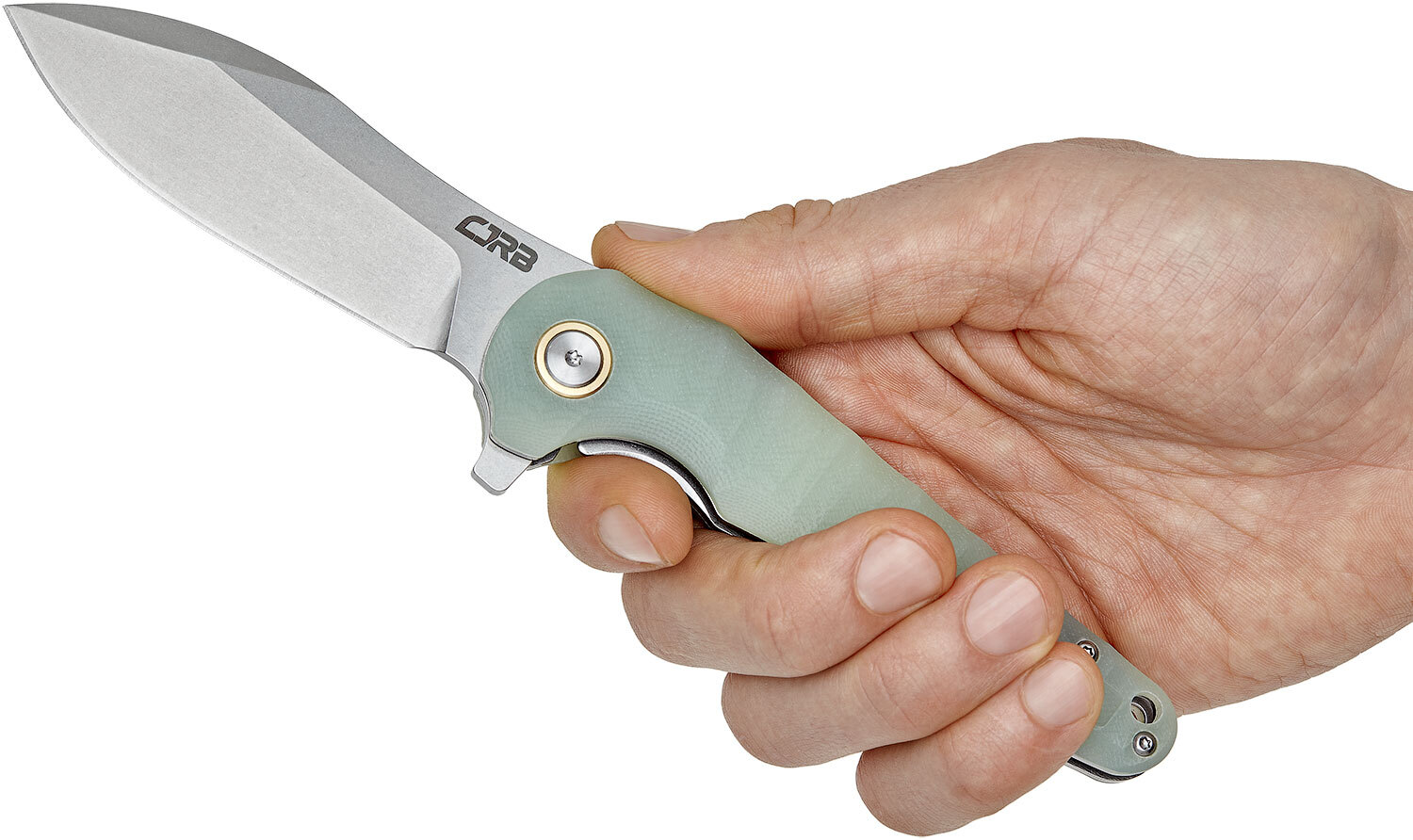 Нож CJRB Mangrove G10 Mint Green