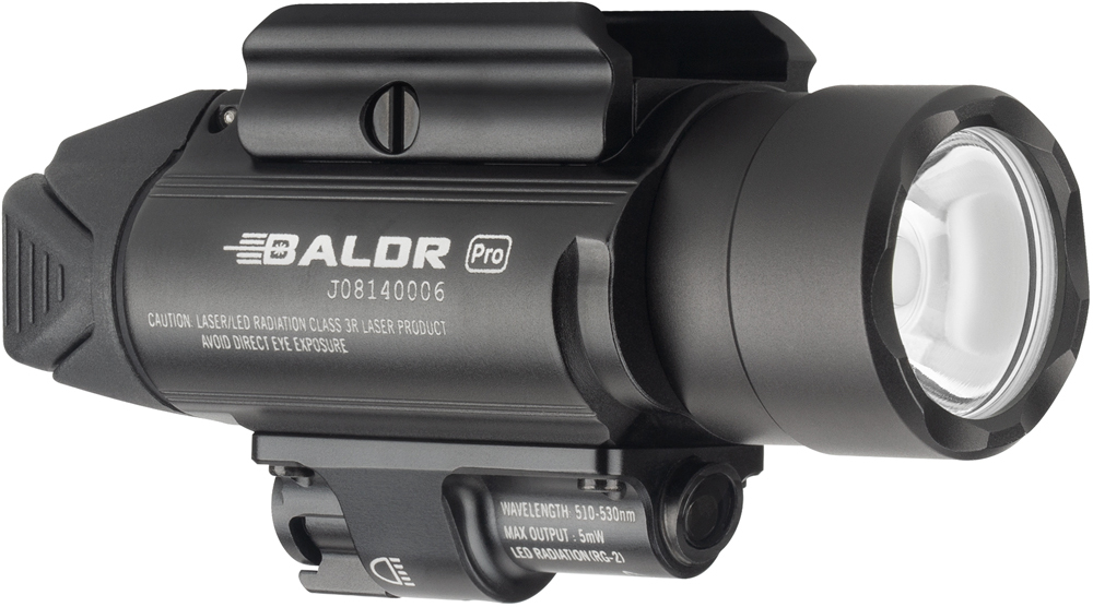 Фонарь с ЛЦУ Olight Baldr Pro Black. Зеленый ЛЦУ