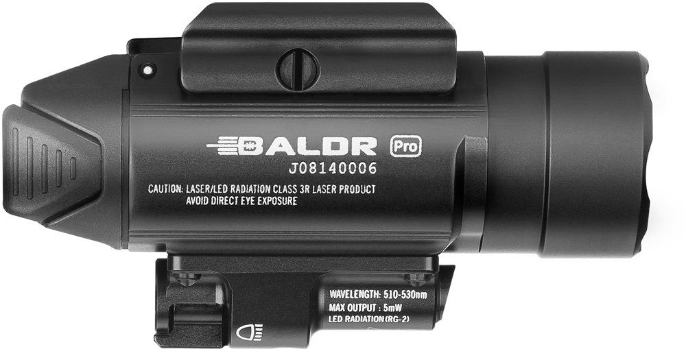 Фонарь с ЛЦУ Olight Baldr Pro Black. Зеленый ЛЦУ
