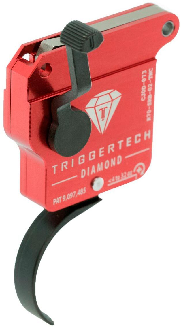 УСМ TriggerTech Diamond Curved для REM 700 регулируемый одноступенчатый. Усилие спуска - 4 oz - 32 oz