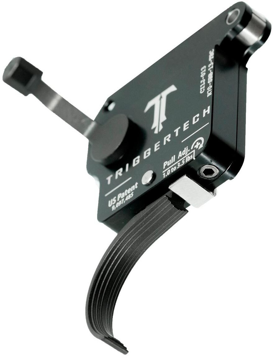УСМ TriggerTech Primary Curved для REM 700 регулируемый одноступенчатый. Усилие спуска - 1.5 lbs - 4.0 lbs