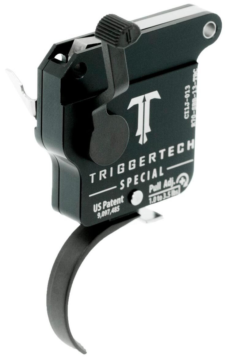 УСМ TriggerTech Special Curved для REM 700 регулируемый одноступенчатый. Усилие спуска - 1.0 lbs - 3.5 lbs
