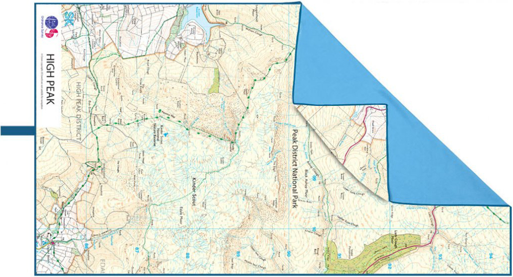Полотенце Lifeventure SoftFibre Ordnance Survey Travel Towel High Peak