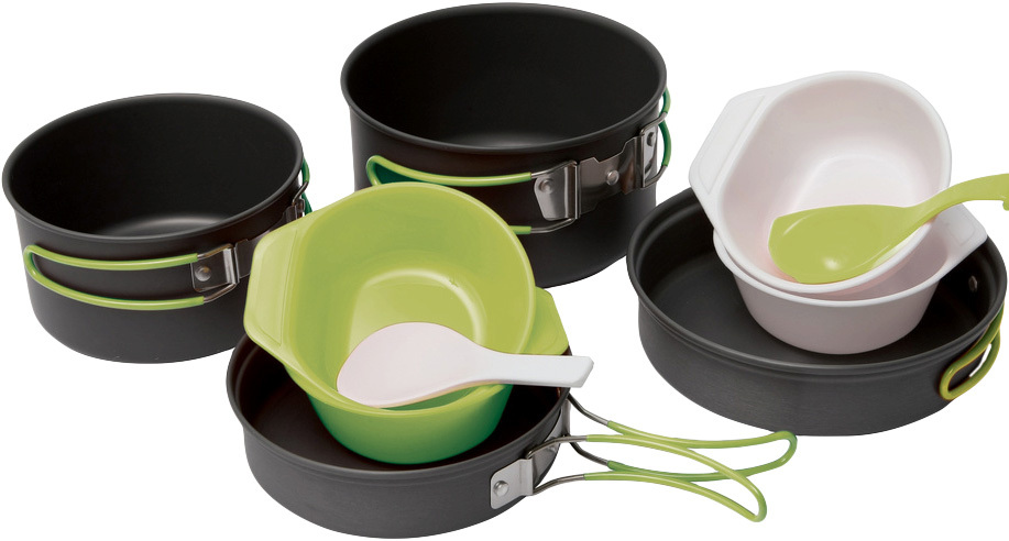 Набор посуды Pinguin Quadri Alu